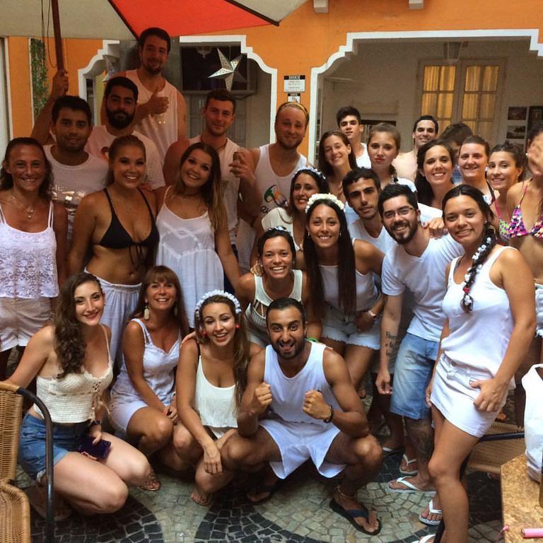 Villa Budget Hostel Copacabana ริโอเดจาเนโร ภายนอก รูปภาพ